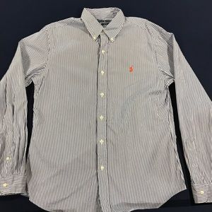 Navy Blue pin striped Ralph Lauren Shirt